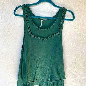 Free People Green Tank